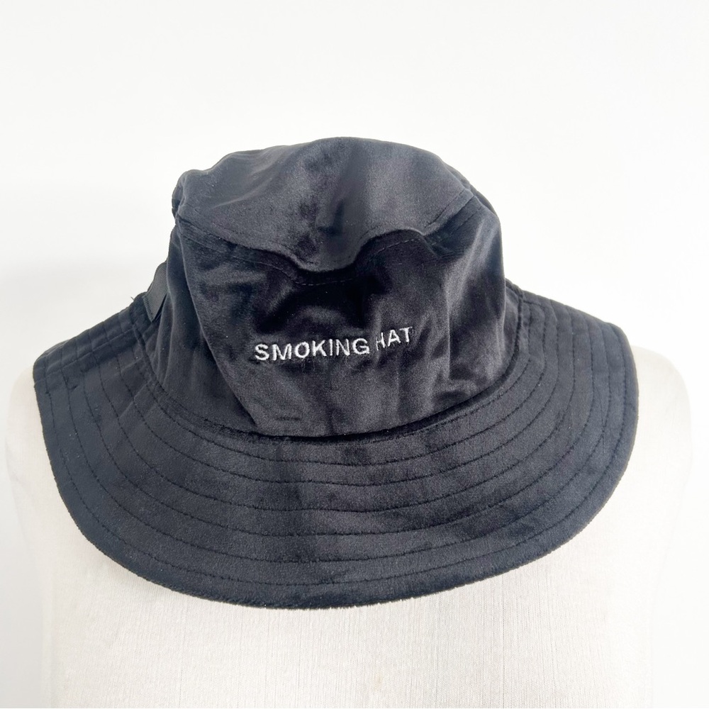 Sundae School Black Velvet Smoking Bucket Hat
